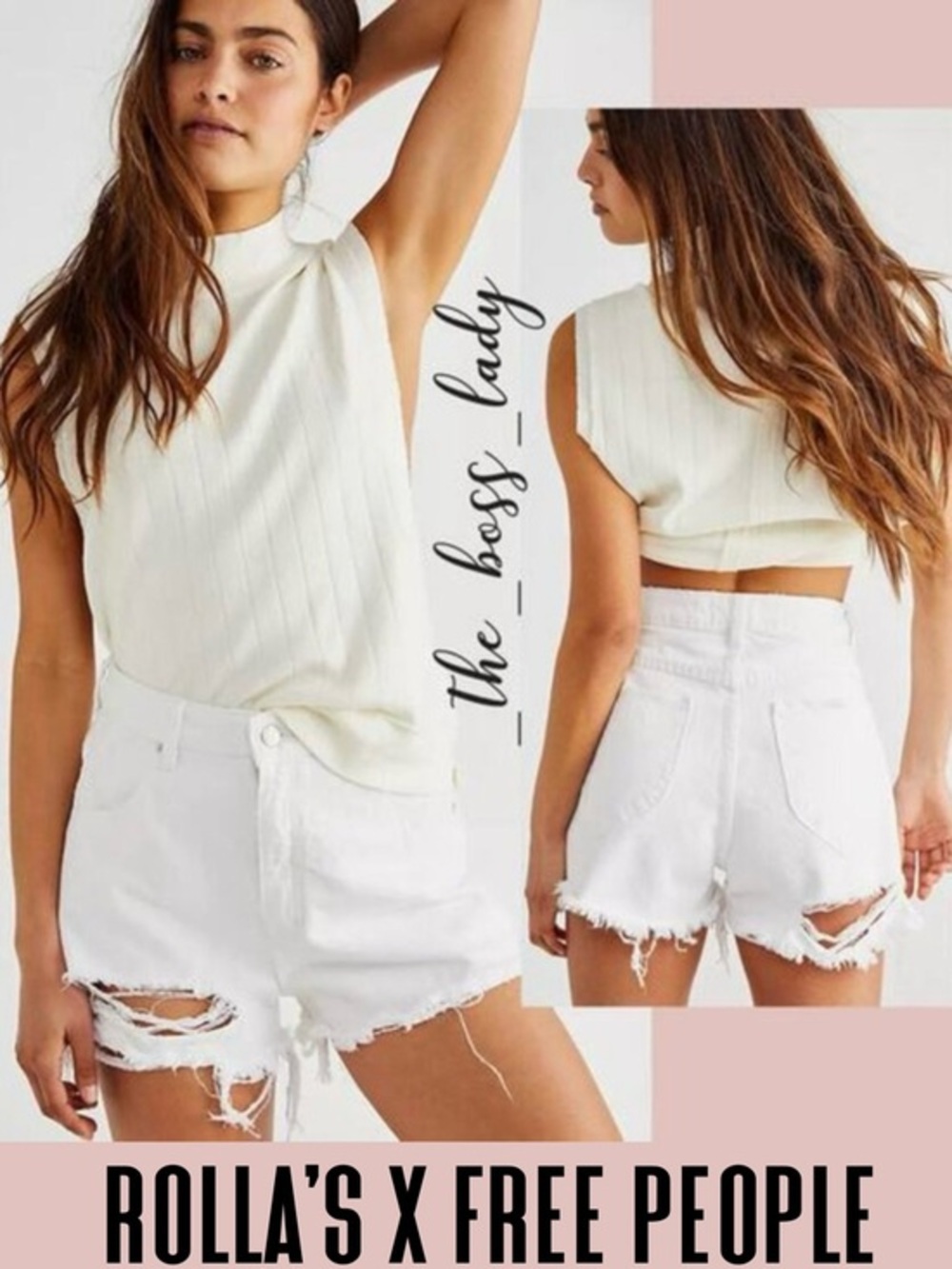 Rolla's x Free People shorts high rise denim 26 cotton distressed frayed ripped